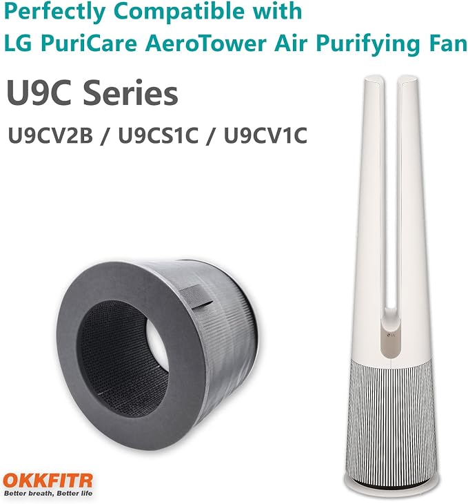 U9CV2B/U9CS1C/U9CV1C Replacement Filter 2-Pack U9CV2B - Image 2
