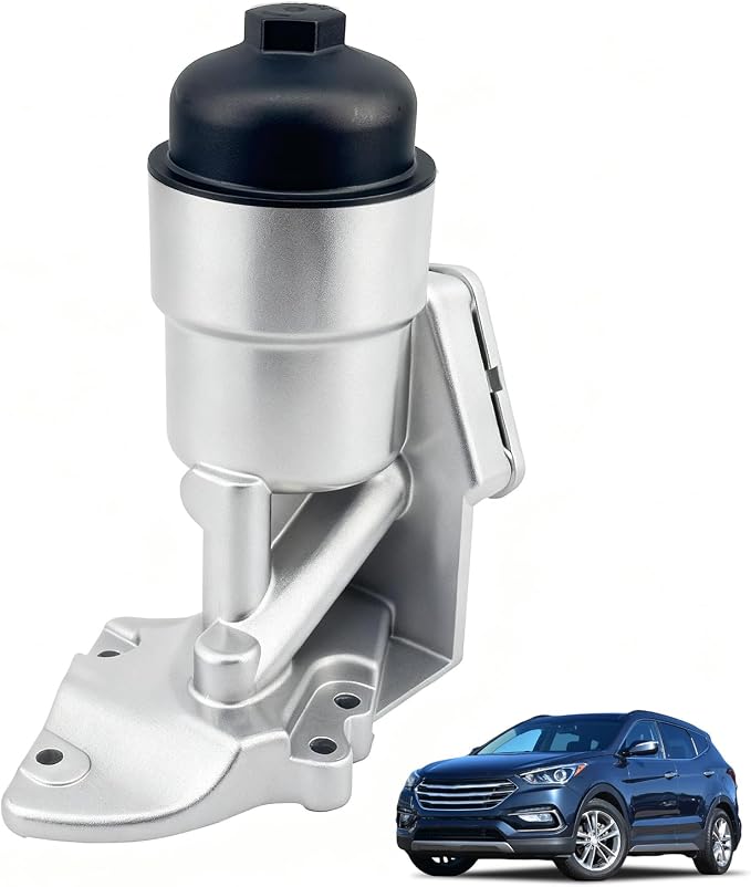 Oil Filter Housing Assembly, Complete Aluminum Plastic Cap Engine Oil Cooler by Unknown
