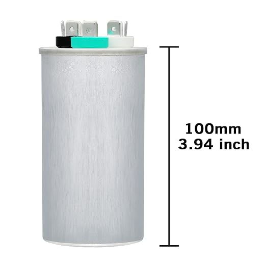 VEXUNGA 60/10 uF 60+10 MFD 370VAC or 440VAC Dual Run Start Round A/C Capacitor - Image 2