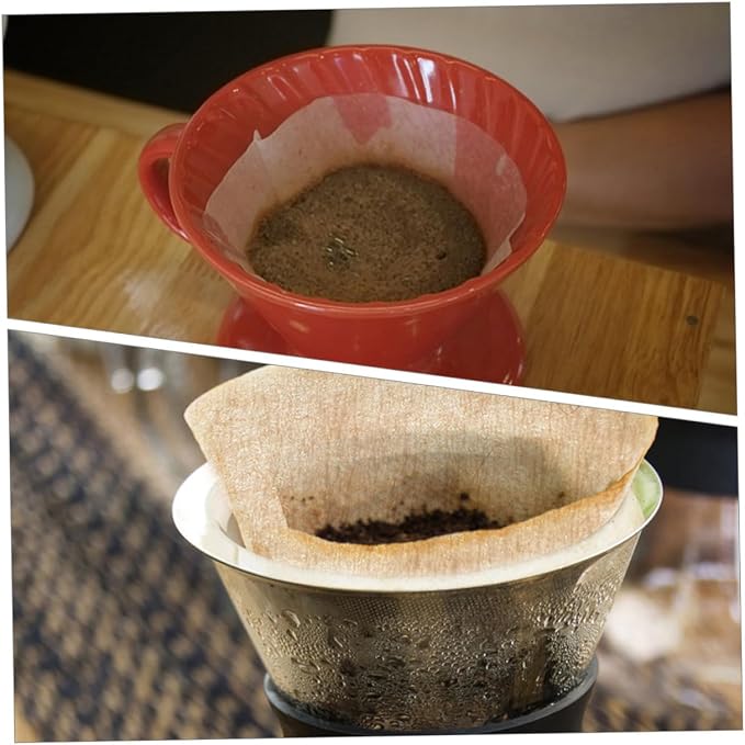 300pcs Espresso Filter Paper Round Coffee Filters Unbleached Fast Filtering - Image 8