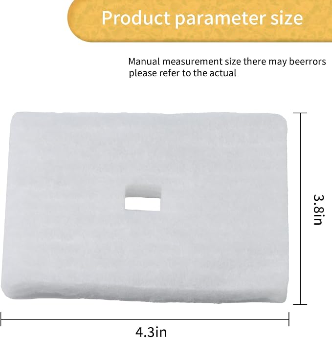 10 Pack Air Filter for Hiblow HP 60 & HP 80 Filter - Image 2