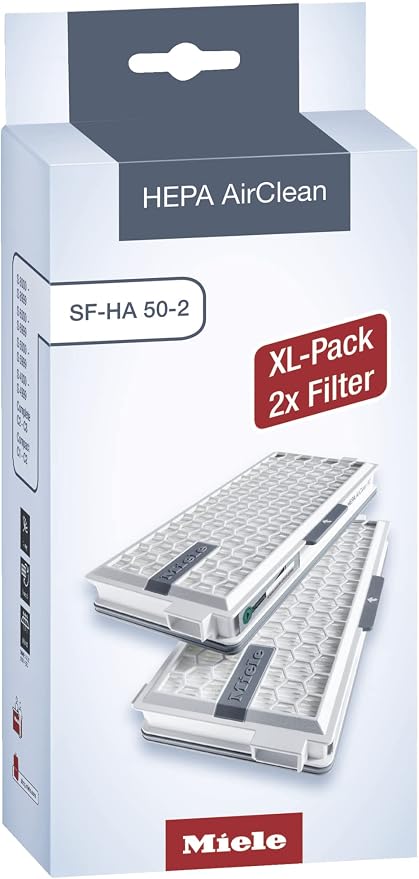 Miele HEPA AirClean SFHA50-2 Vacuum Filter, 12 Month Lifespan, by Miele