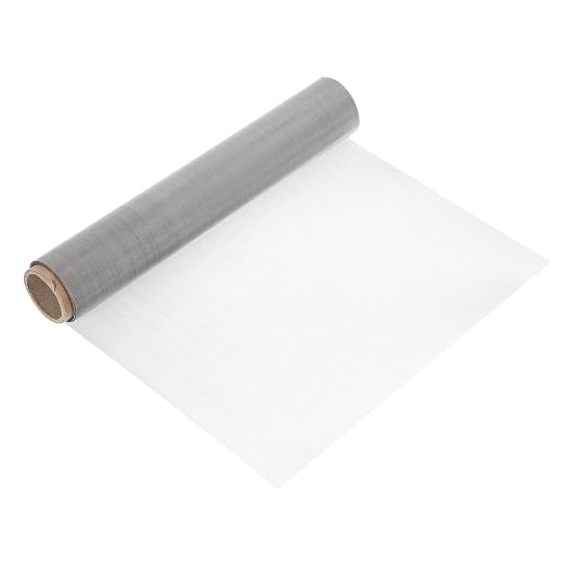 uxcell 60 Mesh 118" x 12" Woven Wire Mesh, 304 Stainless Steel Air Vent Filter by uxcell