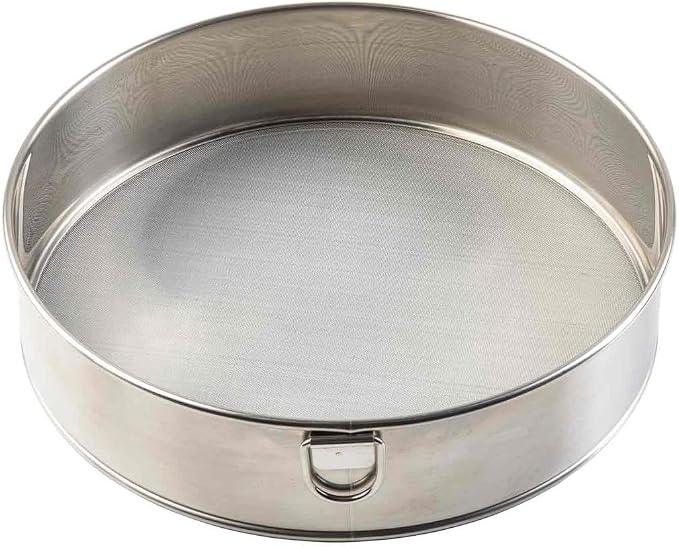 Tablecraft Fine Mesh Sieve Strainer, 8-Inch Round Durable Stainless Steel - Image 2