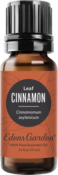 Edens Garden Cinnamon- Leaf Essential Oil- 100% Pure Premium Grade, Undiluted, Natural, Therapeutic, Aromatherapy, The Best for Diffuser, Candle, Laundry, Humidifiers 10 ml (.33 fl oz)