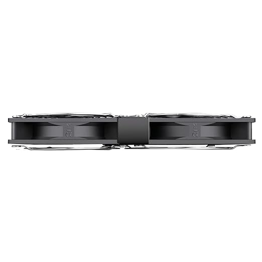 Big Airflow Computer Fan 2 * 120 mm x 25 mm 162CFM Small Brushless Axial - Image 5