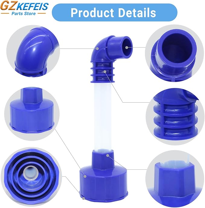 AC Drain Line Cleaner Tool, Universal HVAC to PVC Adapter - Image 3