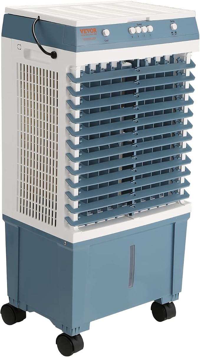 VEVOR Evaporative Air Cooler, 1400 CFM 11X31 inch Air Cooler, 3 Speeds Cooler - Image 10