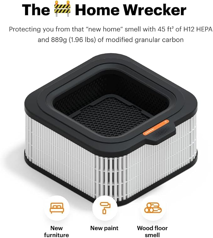 Mila Air Home Wrecker H12 HEPA Home Replacement Filter, Genuine Mila Air Filter - Image 3