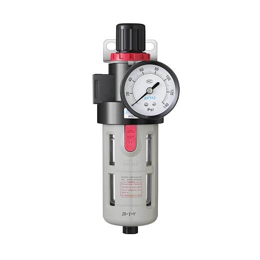 Compressed Air Pressure Filter Regulator Airtac BFR4000 1/2'' NPT 0-140 PSI - Image 2