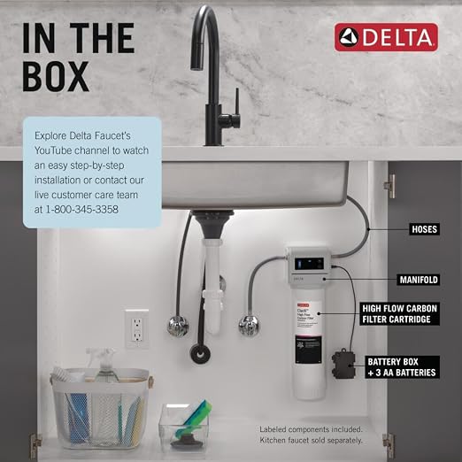 Delta Clarifi High Flow Under Sink Water Filter System, Water Filter - Image 8