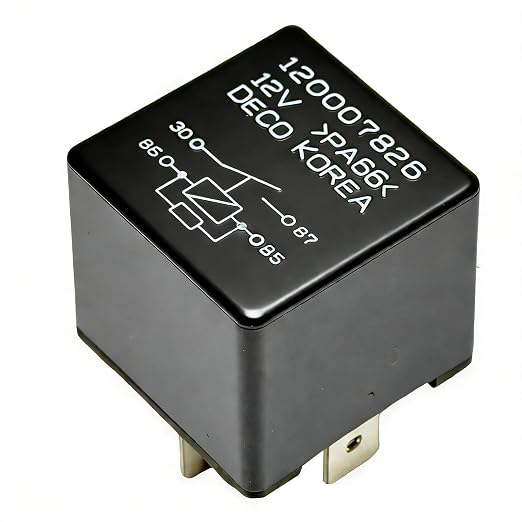 120007826 12V 40A 4-Pin Air Conditioning Fan Relay Normally Open by Unknown