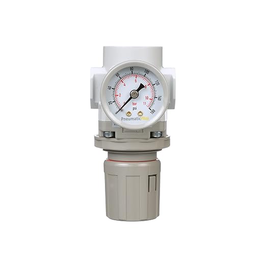 PneumaticPlus SAR300-N03BG Compressed Air Pressure Regulator 3/8" NPT - Image 2