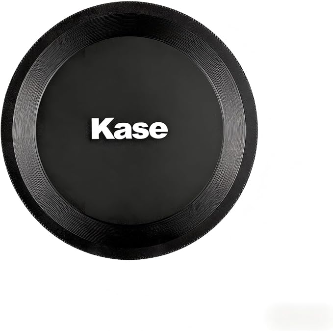 Kase 55mm Front Lens Cap, Magnetic CNC Aluminum + Optical Glass, Quick Press-On by KaseFilter