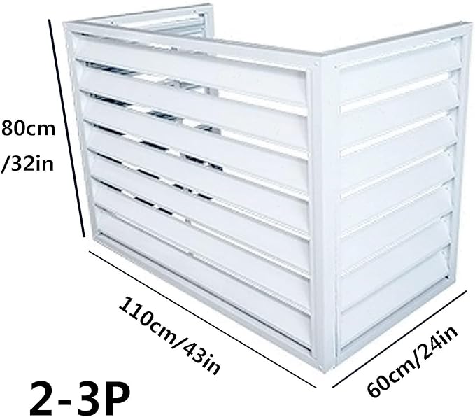 Pool pump covers for outside units, outdoor garbage can enclosures, aluminum - Image 2