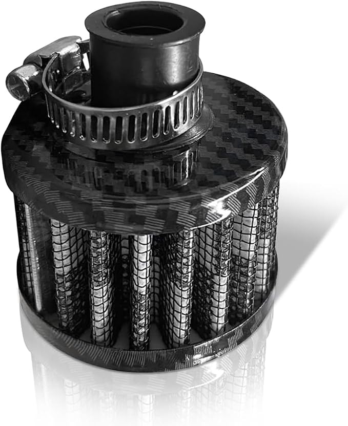 ZIMISI 0.47"/12mm Car Cold Air Intake Filter, Round Tapered Car Valve Cover by Unknown