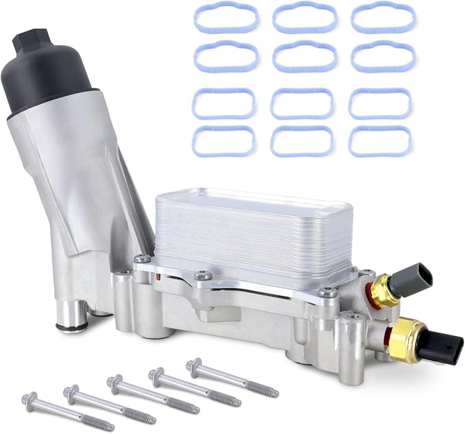 68310865AB Aluminum Engine Oil Cooler Oil Filter Housing Adapter Compatible by Unknown