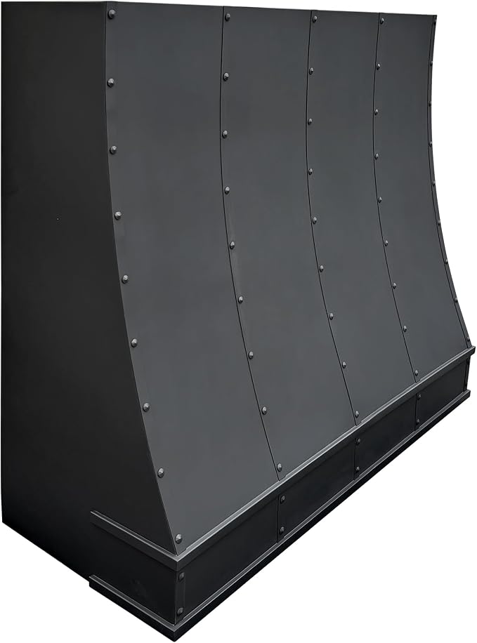 CT Copper Tailor Sloped Copper Vent Hood Wall Mount, 1260 CFM Exhaust Fan - Image 2