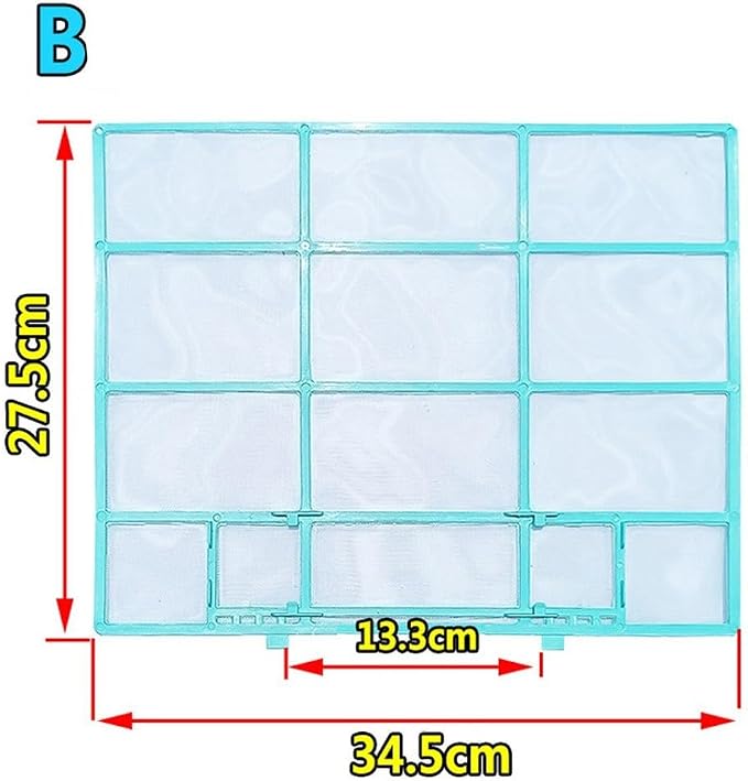 2pcs Indoor Hanging Air Conditioner Filter Accessories, Plastic Air Outlet Dust - Image 9