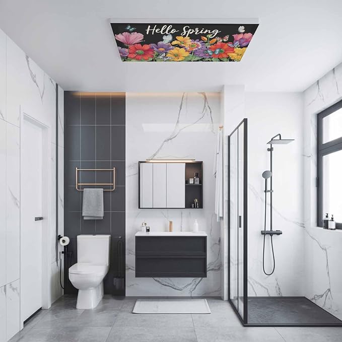 Fluorescent Light Covers for Ceiling Lights Hello Spring Magnetic Light Filters - Image 8