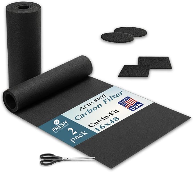 Activated Carbon Filter Pad by FreshHeadquarters