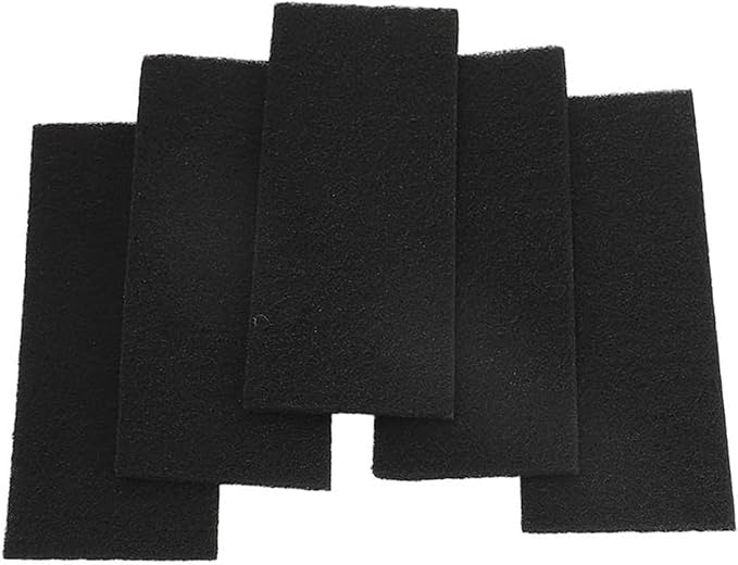 Akozon 5pcs Coconut Activated Carbon Ceiling Fan Blades Filters - Image 2