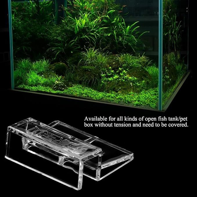 20Pcs Aquarium Glass Cover Holder Transparent Edge Mount Bracket Acrylic Clip - Image 4