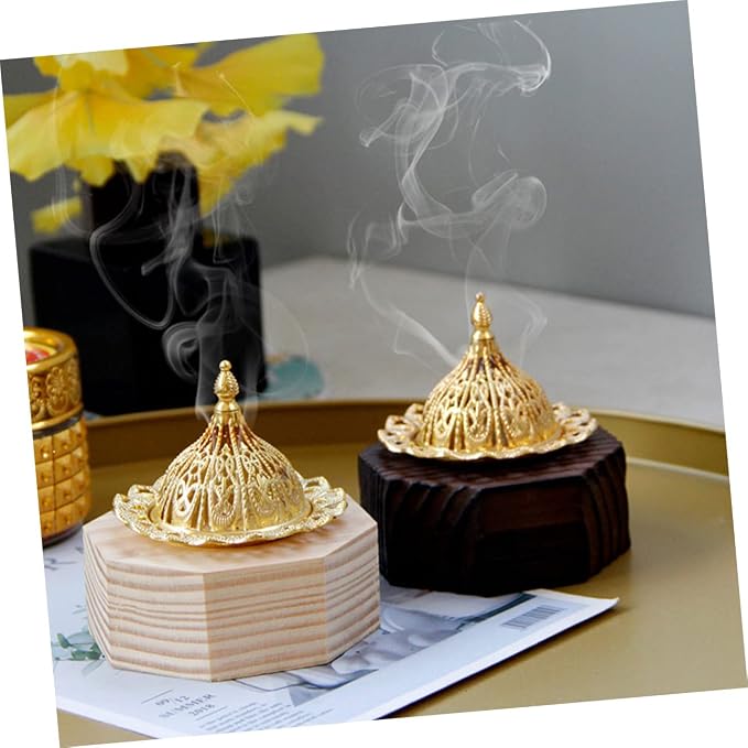 Cabilock Wood Incense Burner Tray Octagonal Backflow Censer - Image 7