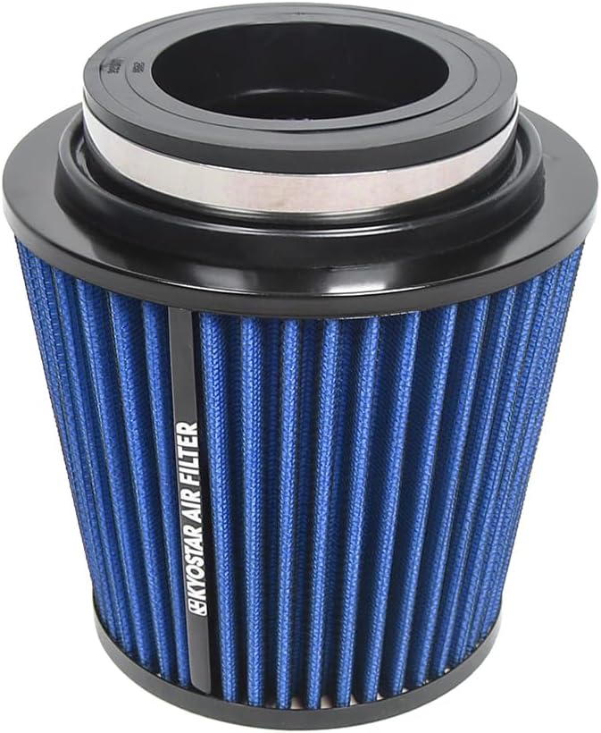 KYOSTAR Universal 3/3.5/4" High-Flow Air Filter, Reusable Cone Cold Air Intake - Image 7