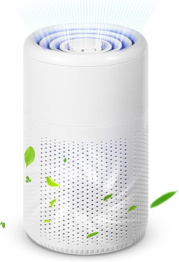 Small Air Purifier for Bedroom Home: Personal Desk Mini Air Purifier – Filters by AirPurifier