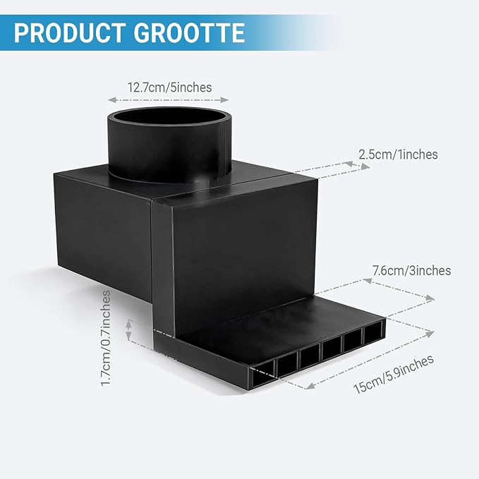 Garage Door Vent Exhaust Adapter - Image 2