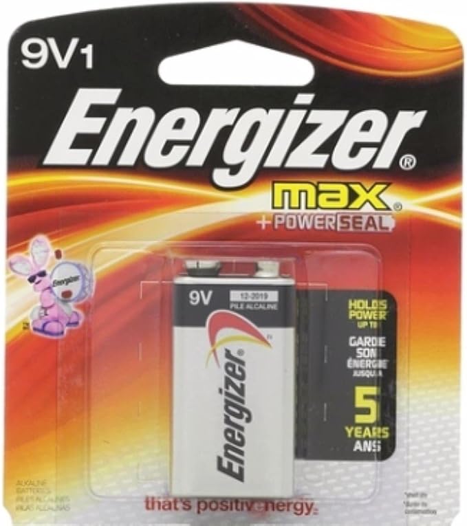 Energizer MAX Alkaline Battery 9 Volt 1 Each by Energizer