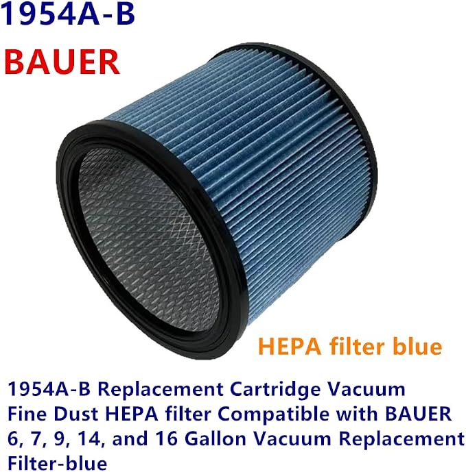 1 PACK brikiwee 1954A-B Replacement Cartridge Vacuum Fine Dust HEPA filter - Image 4