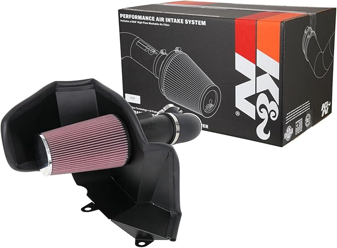 K&N Cold Air Intake System: High-Flow Air Filter, Increase Performance & by KNEngineeringInc