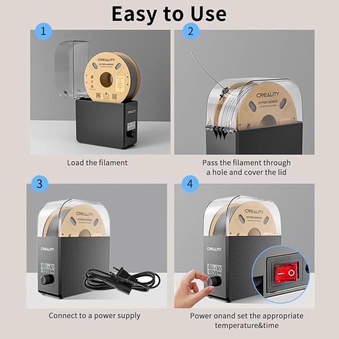 2025 New Creality Official Filament Dryer Box 2.0 - Image 4