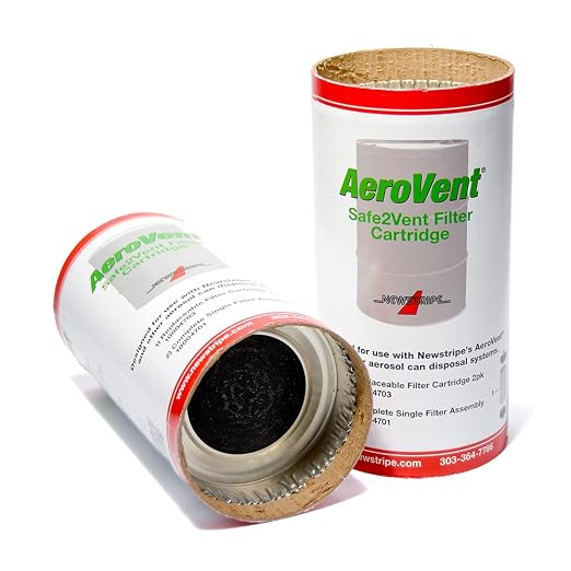 AeroVent Safe2Vent Replacement Filter Cartridge | | Easy-to-Install Carbon by Newstripeisaleadingmanufacturerofequipmentforathleticfieldlinemarkingpavementandfloorstripingandindustrialrecyclinganddisposal