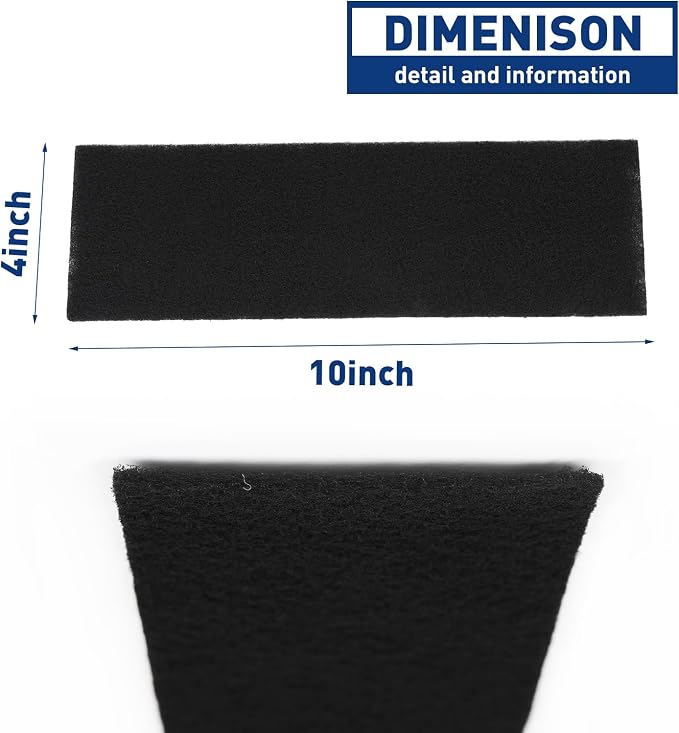 4" x 10” Activated Carbon Air Vent Filters - Image 4