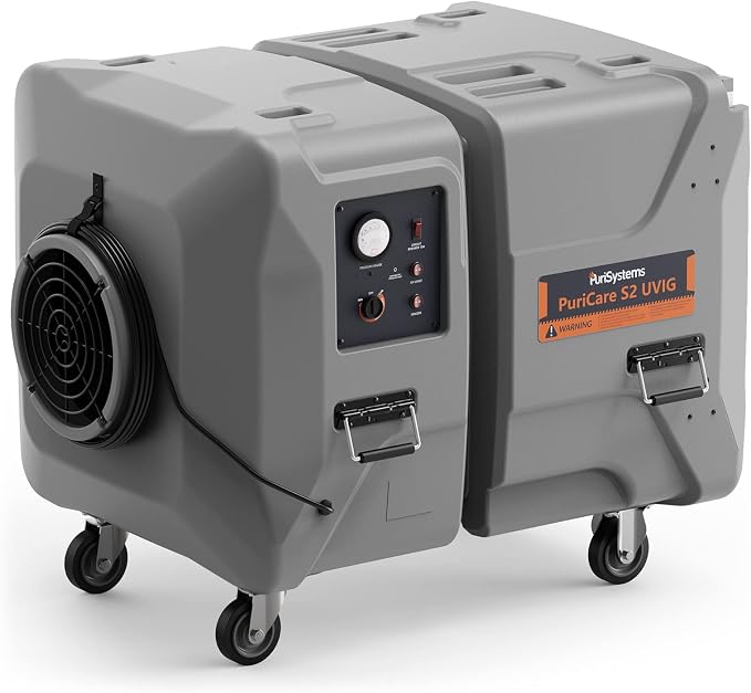 PURISYSTEMS Portable Air Scrubber, 2000 CFM Negative Air Machine by PURISYSTEMS