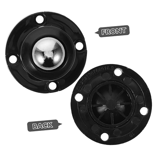 Luxshiny 10pcs Self Adhesive Appliance Casters Swivel Wheels - Image 3