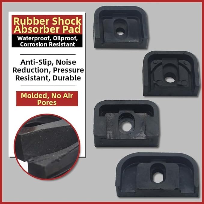 4 PCS Air Conditioner Outdoor Unit Vibration Damping Rubber Pad Foot Pad - Image 7