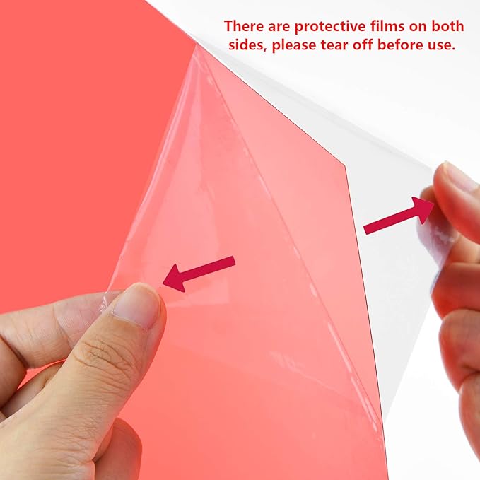 Lystaii 9pcs Gel Light Filter Color Correction Colored Overlays Transparent - Image 3