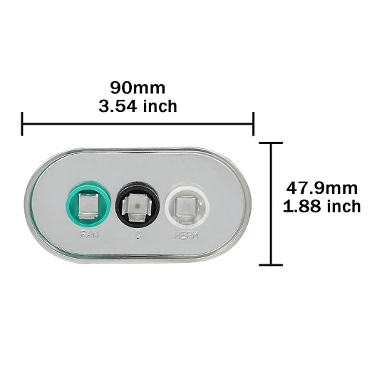 VEXUNGA 70/5 uF 70+5 MFD 370V 440V 450V Oval Dual Run Start AC Capacitor 70 5 - Image 3