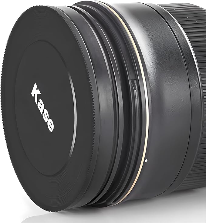 Kase 67mm Front Lens Cap, Magnetic CNC Aluminum + Optical Glass, Quick Press-On - Image 3