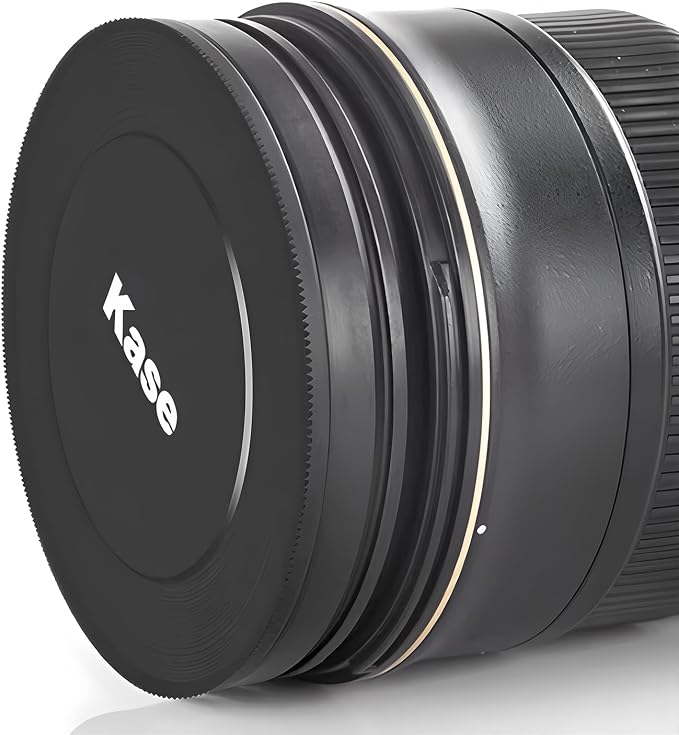 Kase 58mm Front Lens Cap, Magnetic CNC Aluminum + Optical Glass, Quick Press-On - Image 3