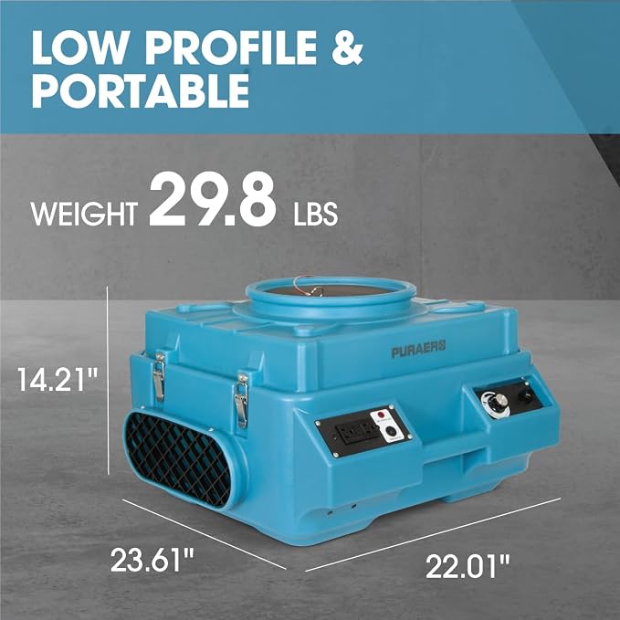 HEPA Air Scrubber with GFCI Outlets - Image 3