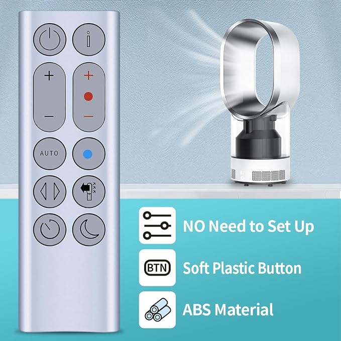 Replacement Remote Control for Dyson Hot + Cool Fan HP04 HP05 HP06 HP07 HP09 - Image 3