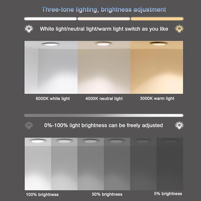 Bathroom Mirror with LED Lights，Illuminated Led Bathroom Mirror with Demister - Image 3