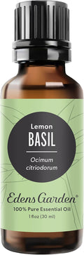 Edens Garden Basil- Lemon Essential Oil- 100% Pure Premium Grade, Undiluted, Natural, Therapeutic, Aromatherapy, The Best for Diffuser, Candle, Laundry, Humidifiers 30 ml (1 fl oz)