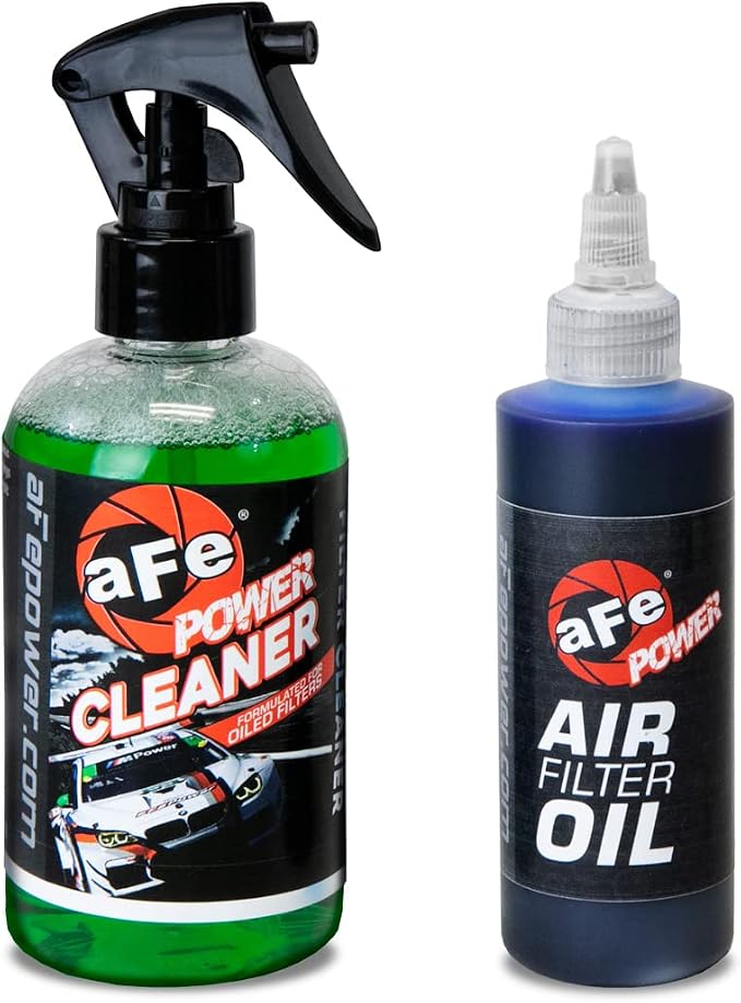 aFe Power Air Filter Travel-Size Restore Kit: 8oz Filter Cleaner and 4oz Spray - Image 2