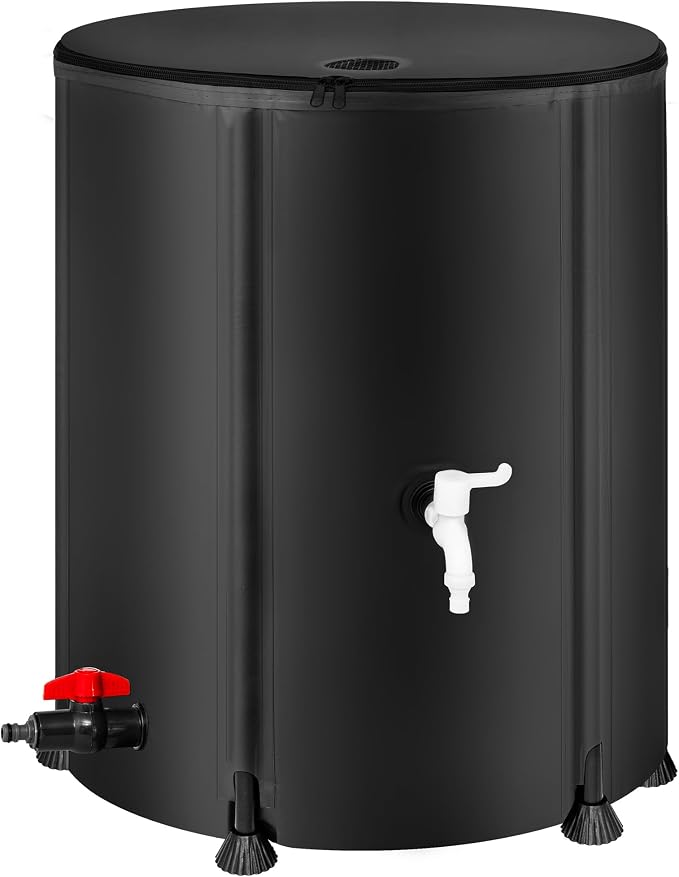 Collapsible Rain Barrel Water Storage Containers-53 Gallon Portable Rainwater by Unknown